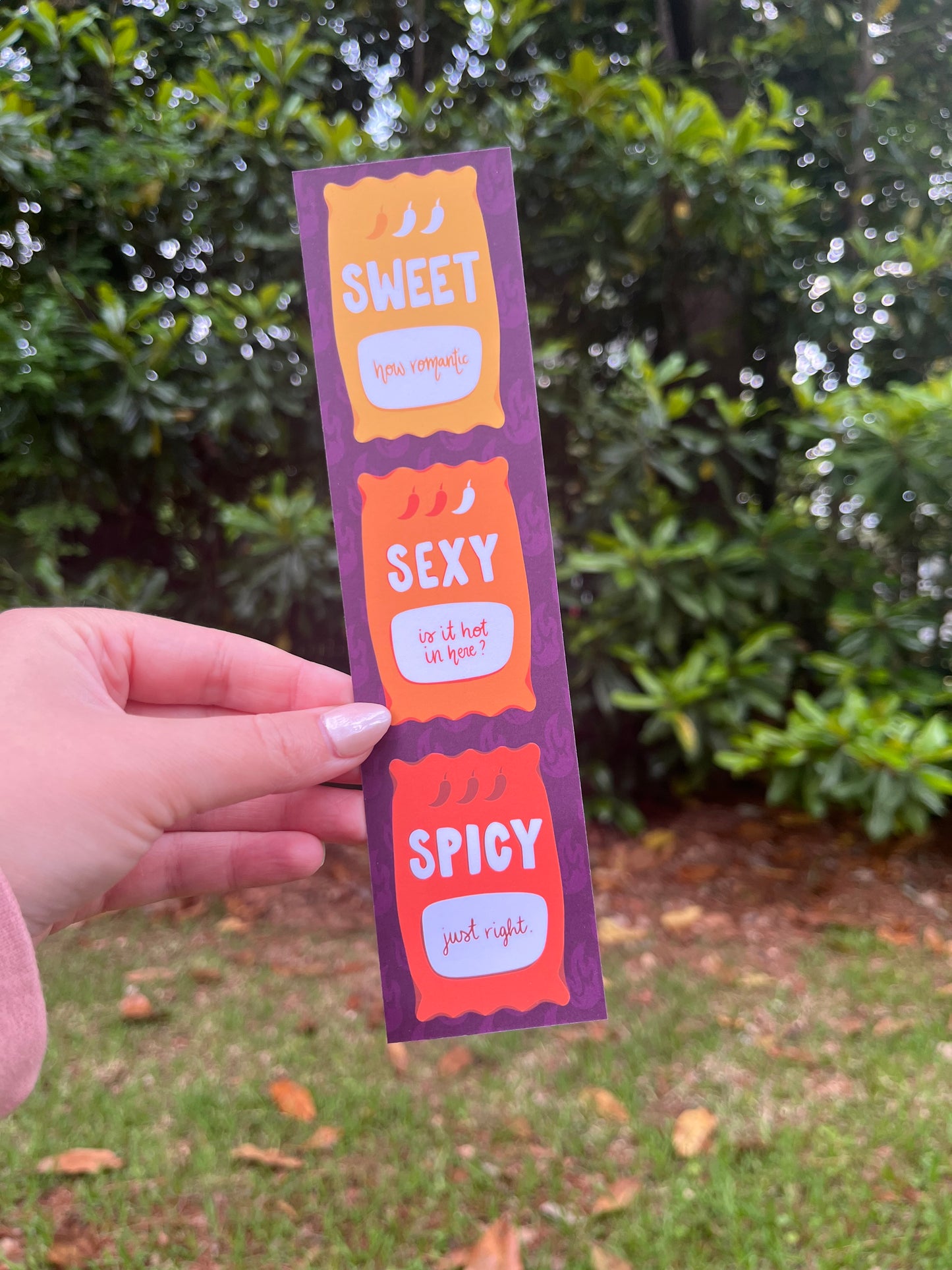 Sweet, Sexy, Spicy Bookmark