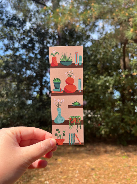 Books & Plants Bookmark