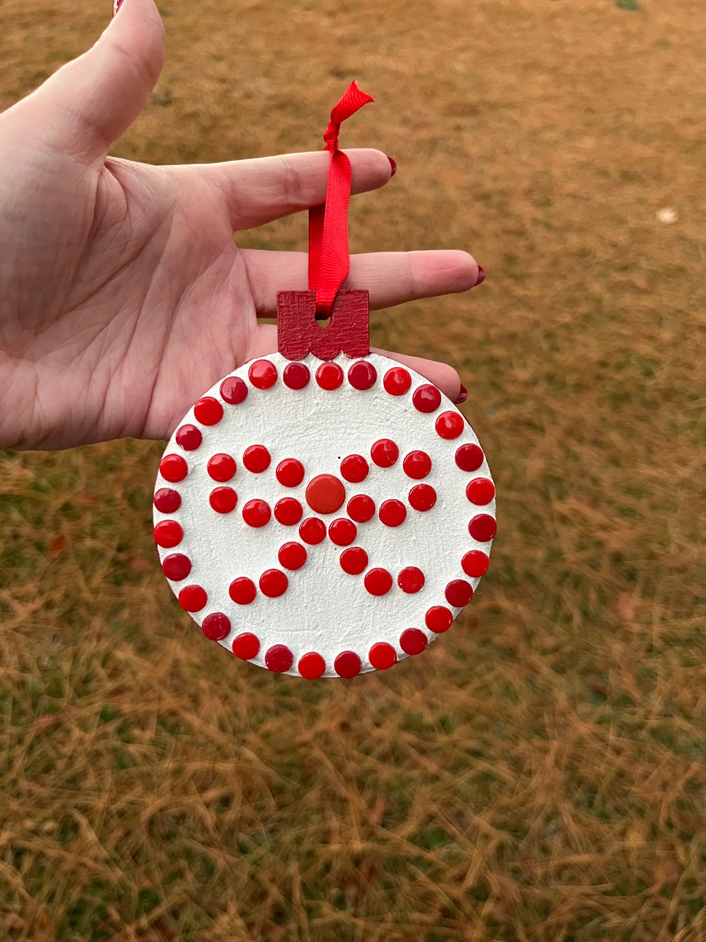 Red Bow Ornament