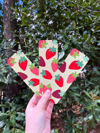 Strawberry & Polka Dot Bookmark