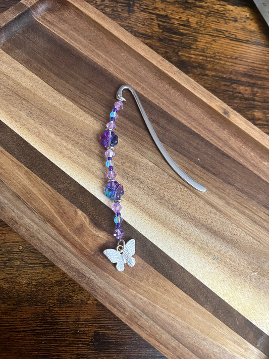 Butterfly Beaded Bookmark