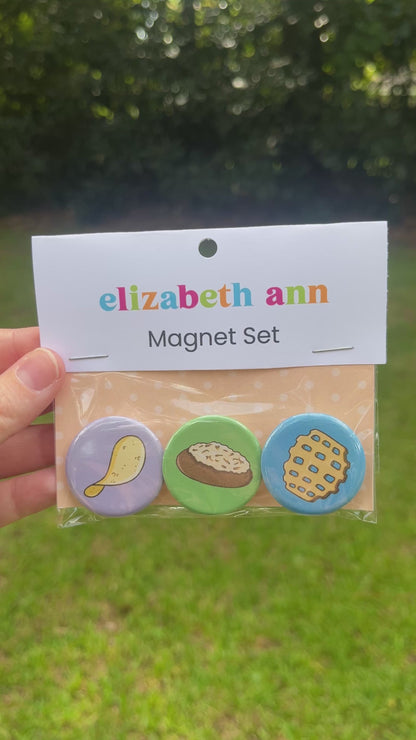 3 Piece Potatoes Magnet Pack